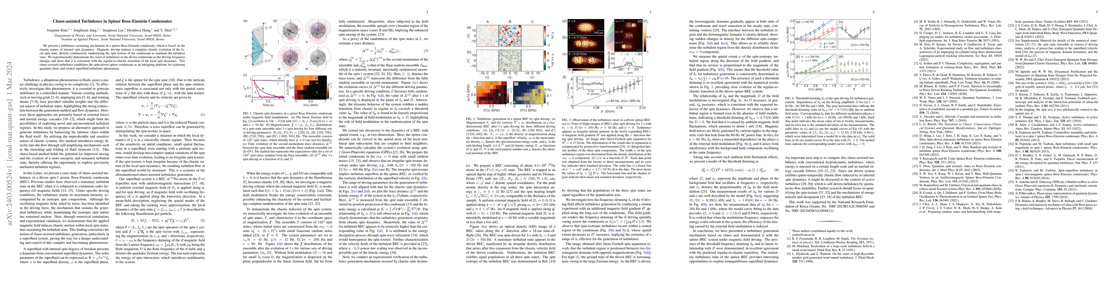 Thumbnail for Chaos-assisted Turbulence in Spinor Bose-Einstein Condensates