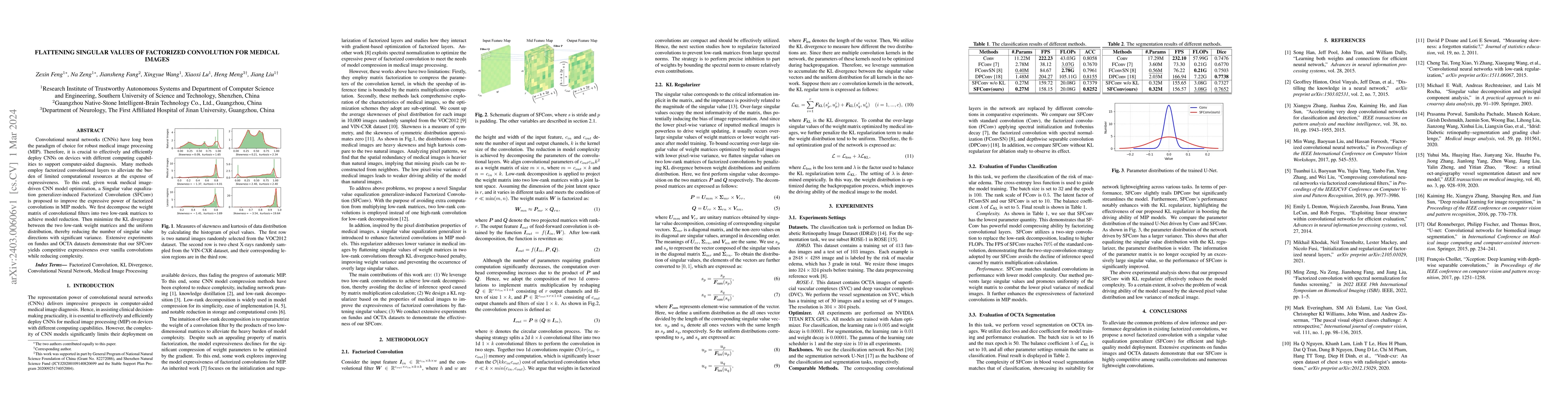 Thumbnail for Flattening Singular Values of Factorized Convolution for Medical Images