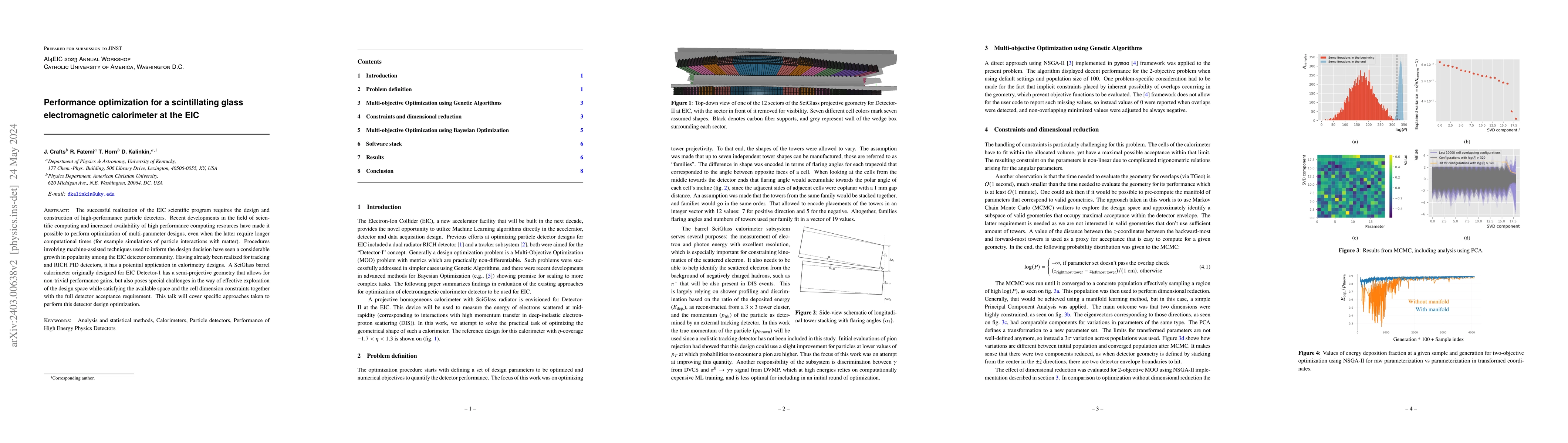 Thumbnail for Performance optimization for a scintillating glass electromagnetic
  calorimeter at the EIC