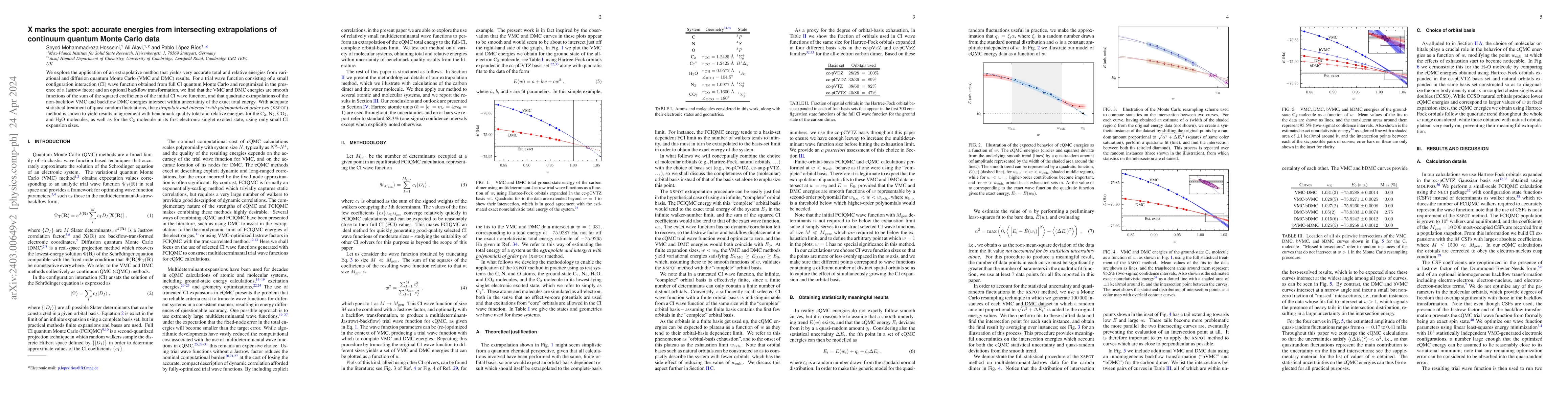 Thumbnail for X marks the spot: accurate energies from intersecting extrapolations of
  continuum quantum Monte Carlo data