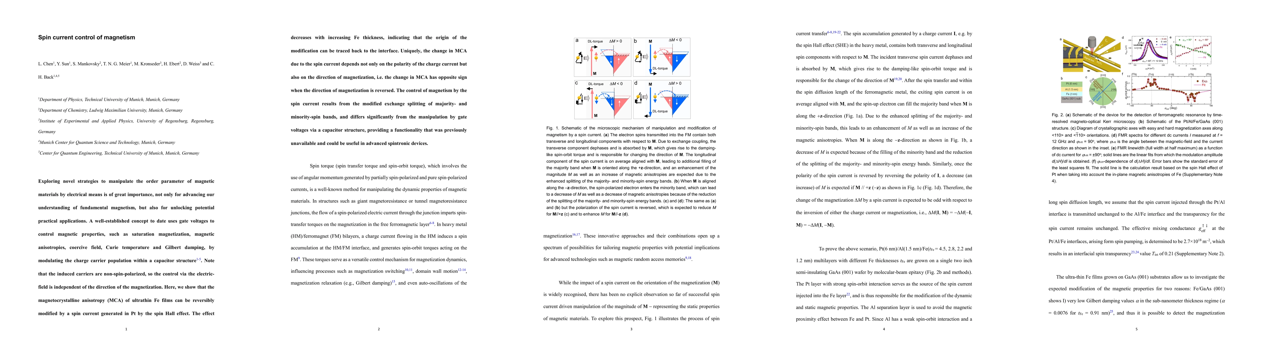 Thumbnail for Spin current control of magnetism