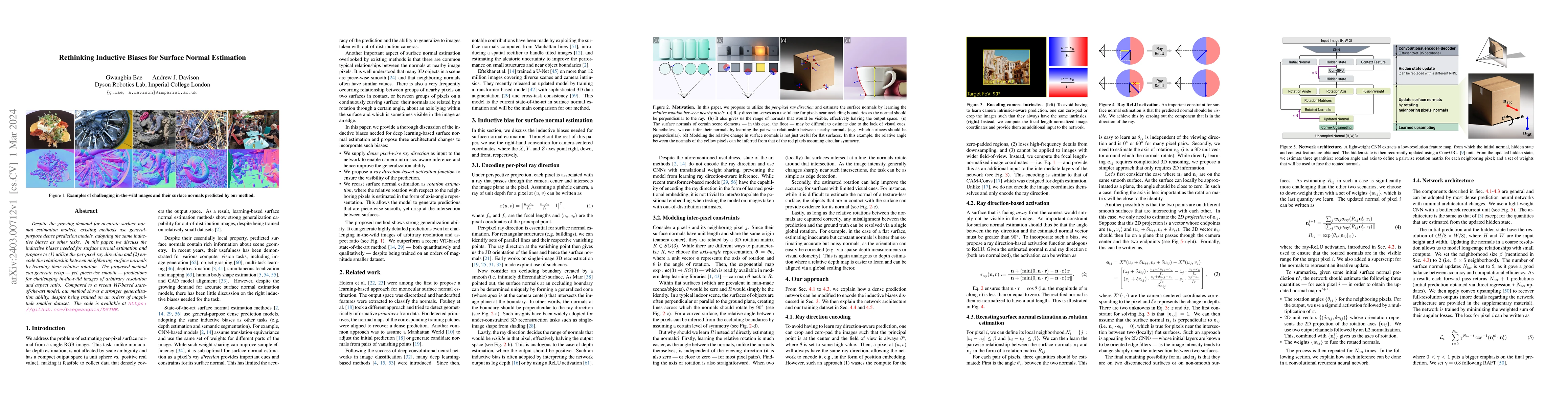 Thumbnail for Rethinking Inductive Biases for Surface Normal Estimation