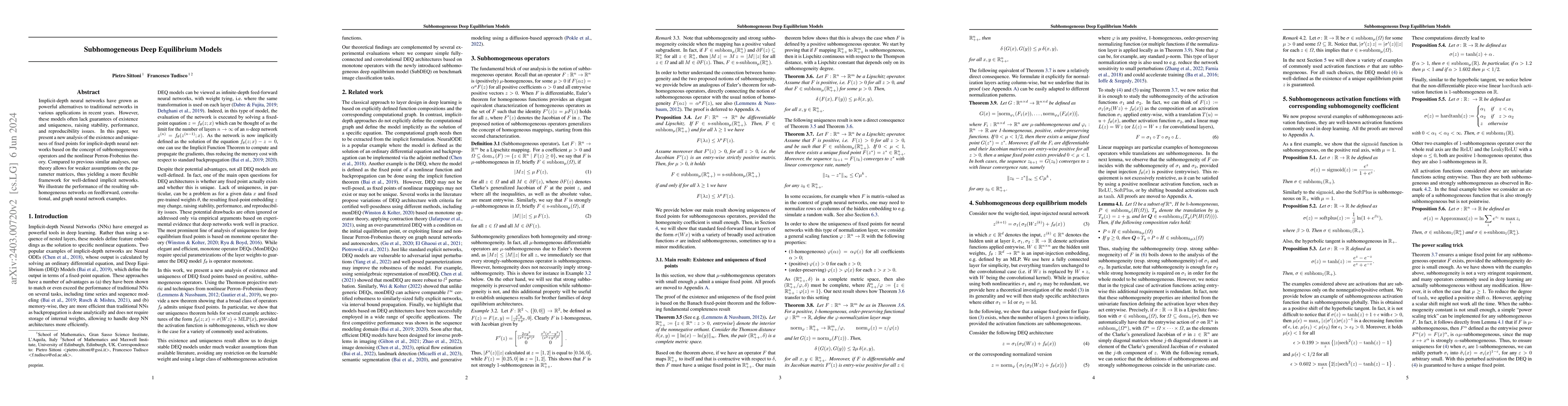 Thumbnail for Subhomogeneous Deep Equilibrium Models