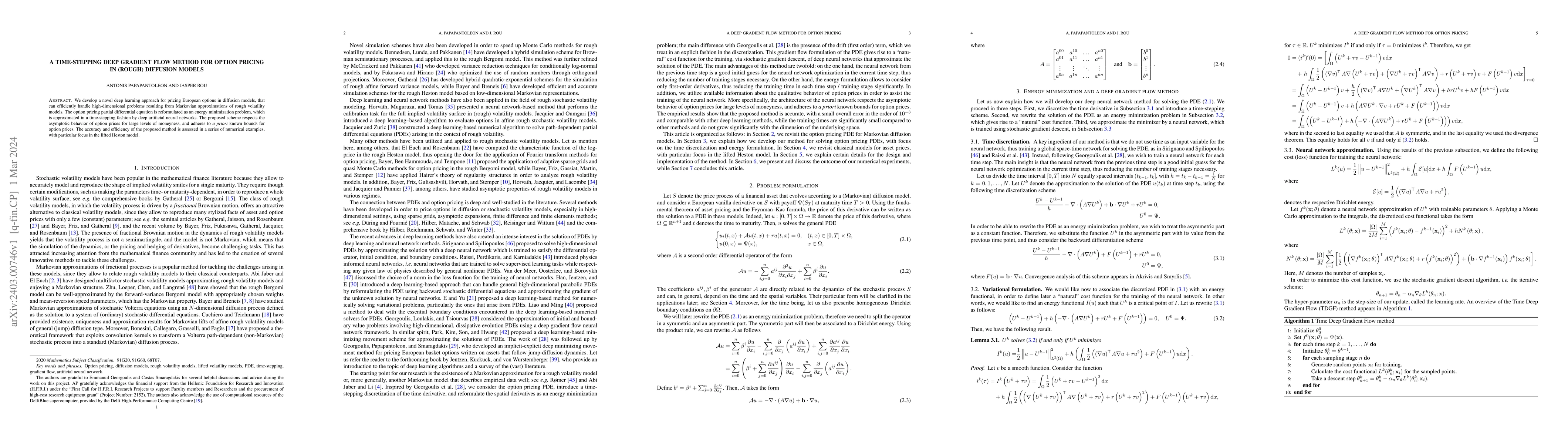 Thumbnail for A time-stepping deep gradient flow method for option pricing in (rough)
  diffusion models
