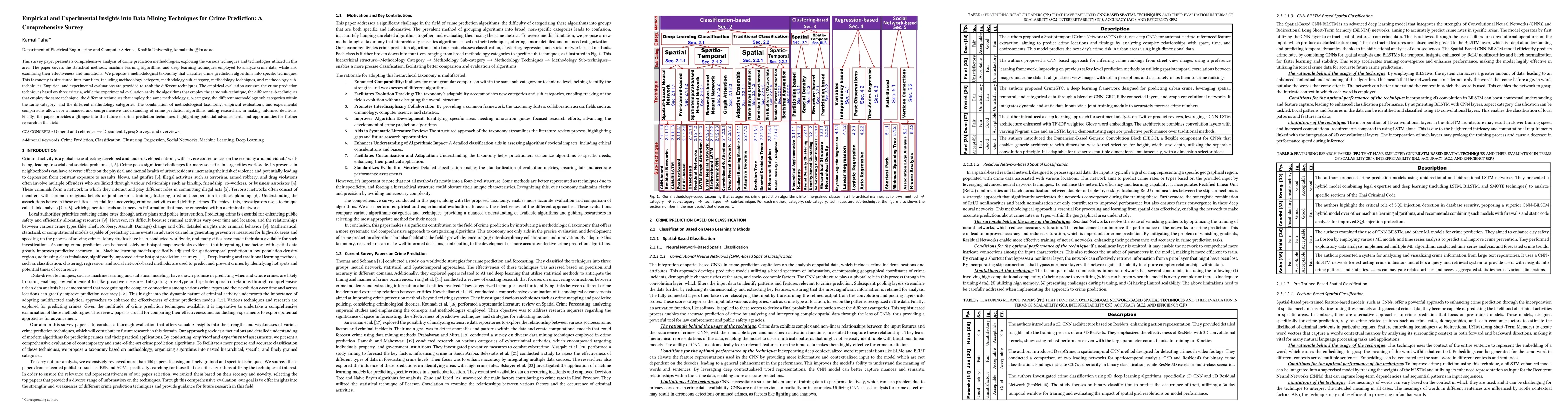 Thumbnail for Empirical and Experimental Insights into Data Mining Techniques for
  Crime Prediction: A Comprehensive Survey