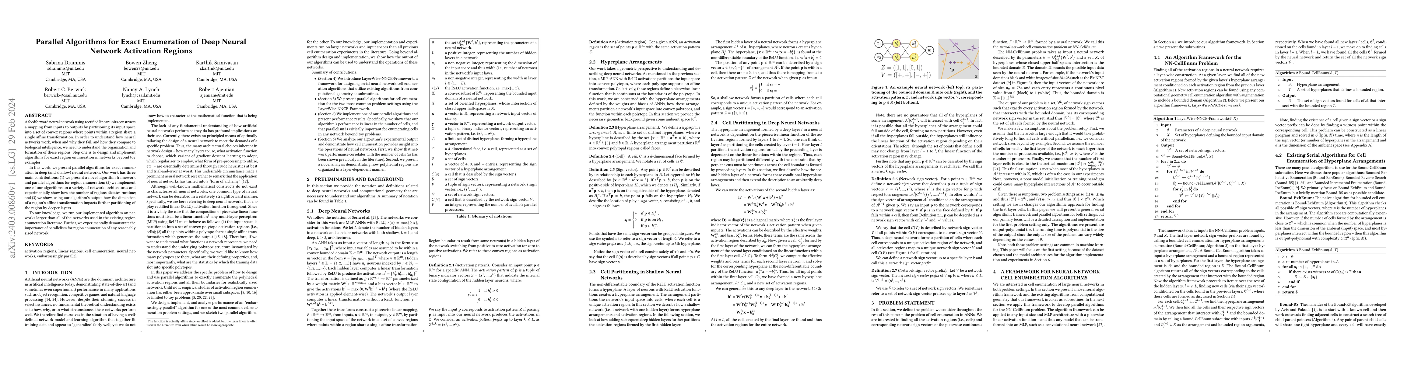 Thumbnail for Parallel Algorithms for Exact Enumeration of Deep Neural Network
  Activation Regions