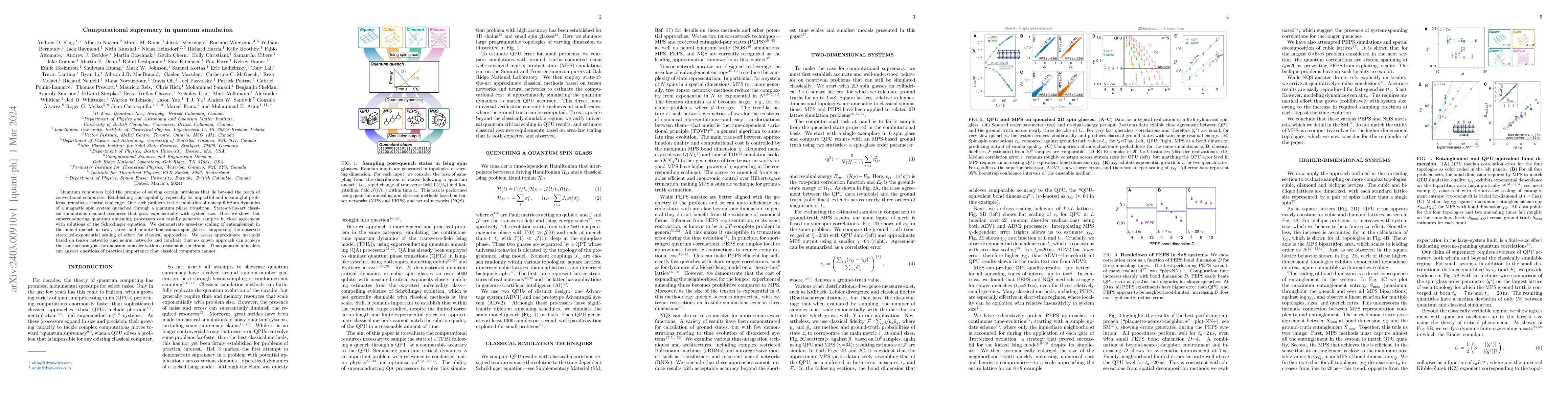Thumbnail for Computational supremacy in quantum simulation