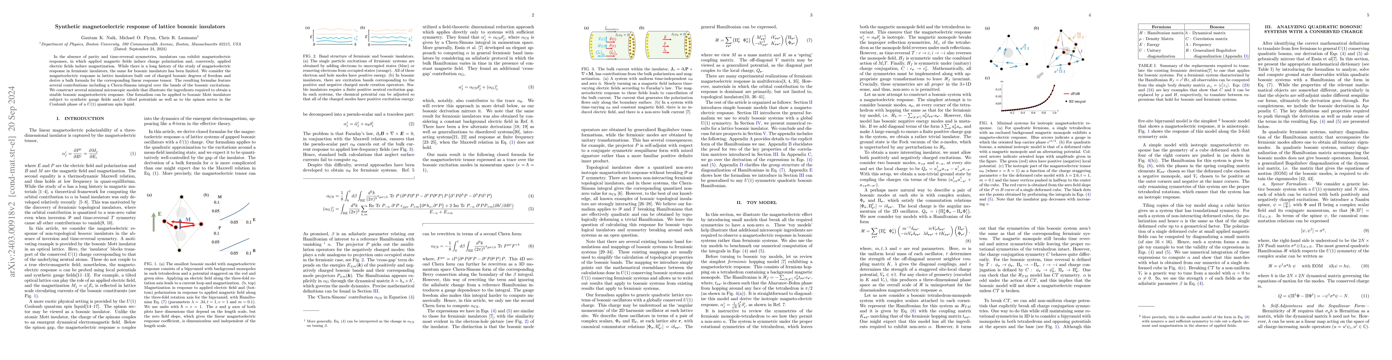 Thumbnail for Magnetoelectric response of lattice bosonic insulators