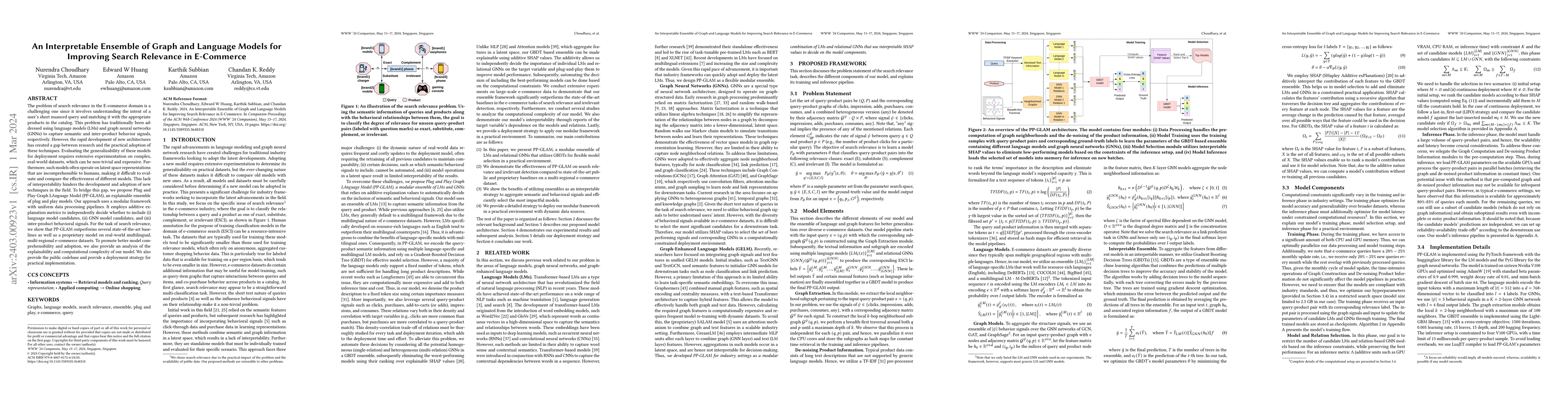 Thumbnail for An Interpretable Ensemble of Graph and Language Models for Improving
  Search Relevance in E-Commerce