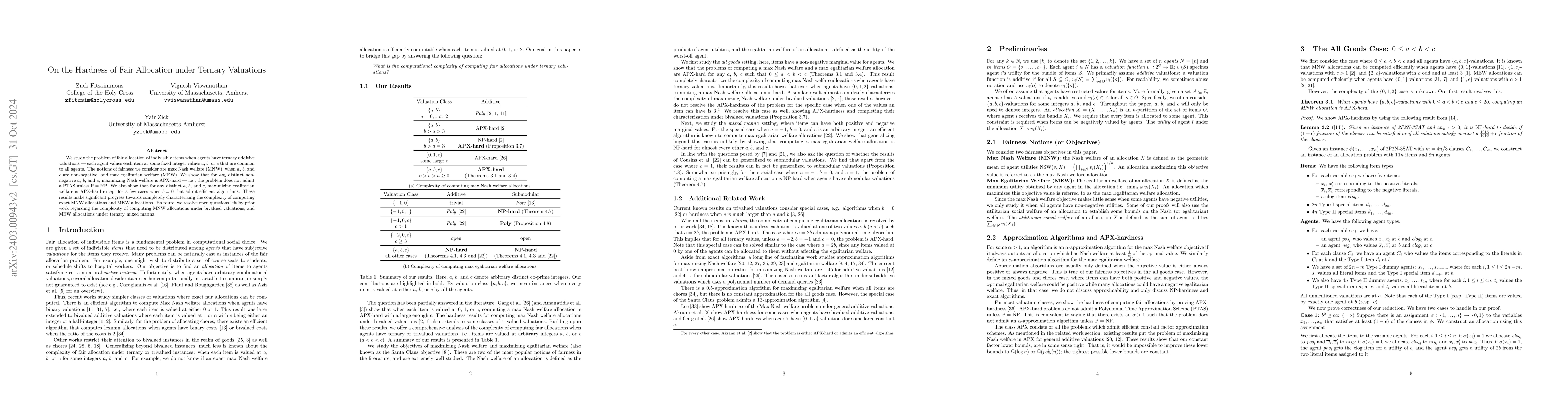 Thumbnail for On the Hardness of Fair Allocation under Ternary Valuations