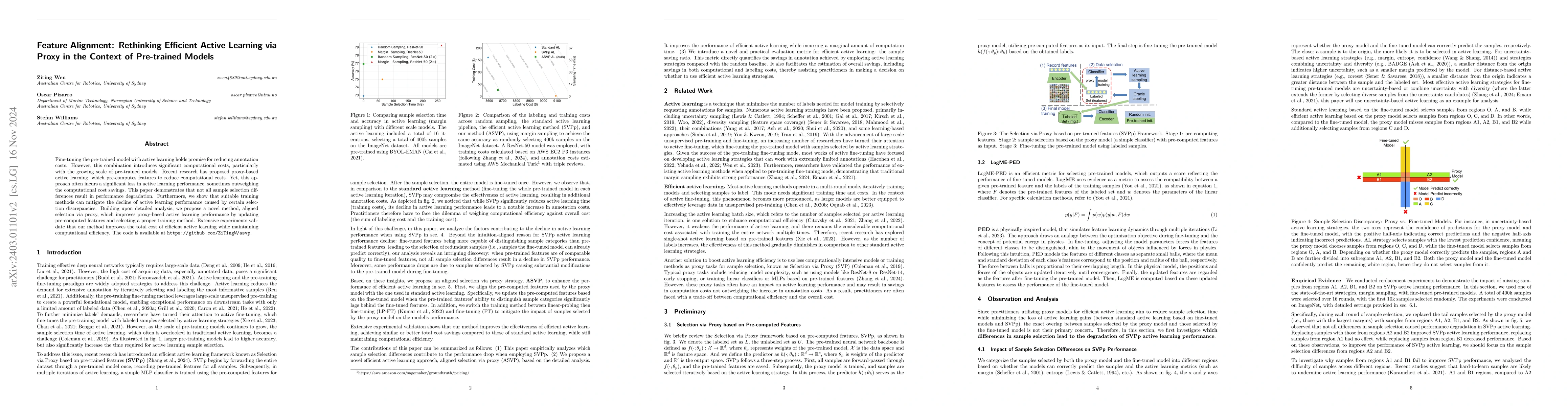 Thumbnail for Feature Alignment: Rethinking Efficient Active Learning via Proxy in the
  Context of Pre-trained Models