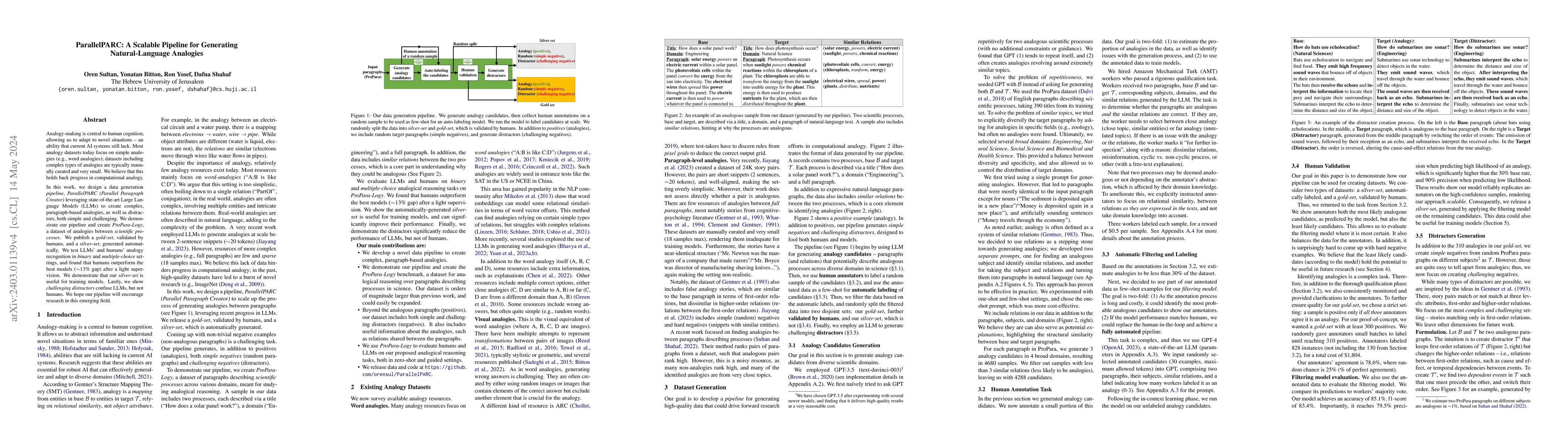 Thumbnail for ParallelPARC: A Scalable Pipeline for Generating Natural-Language
  Analogies