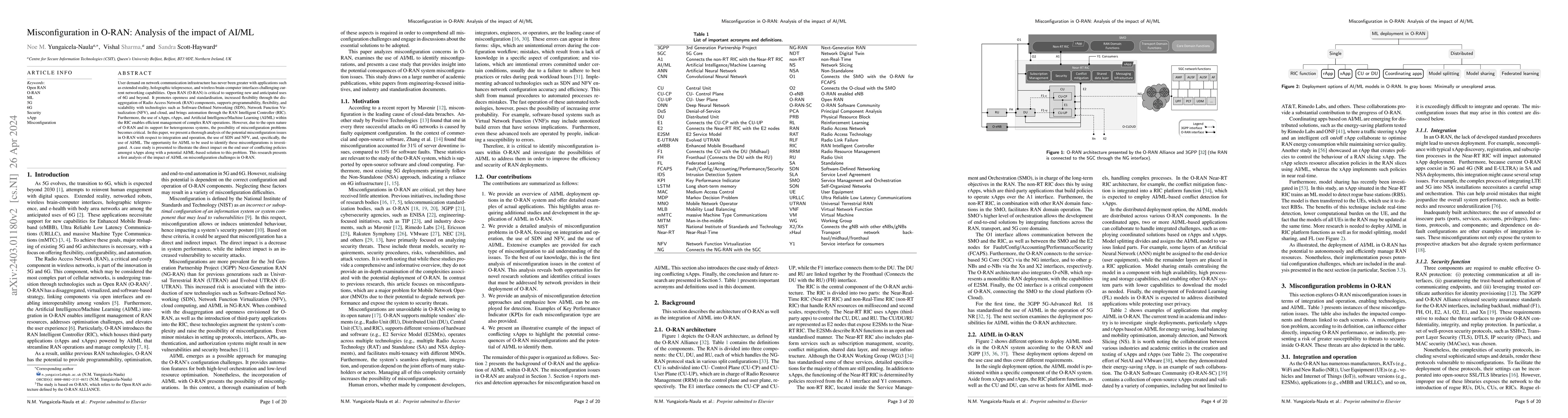 Thumbnail for Misconfiguration in O-RAN: Analysis of the impact of AI/ML