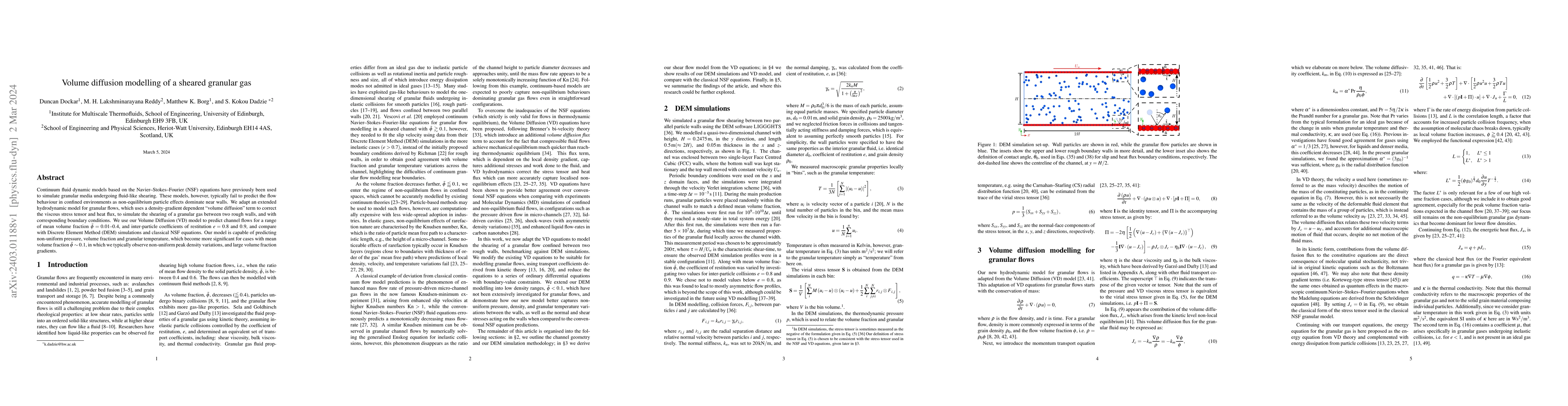 Thumbnail for Volume diffusion modelling of a sheared granular gas