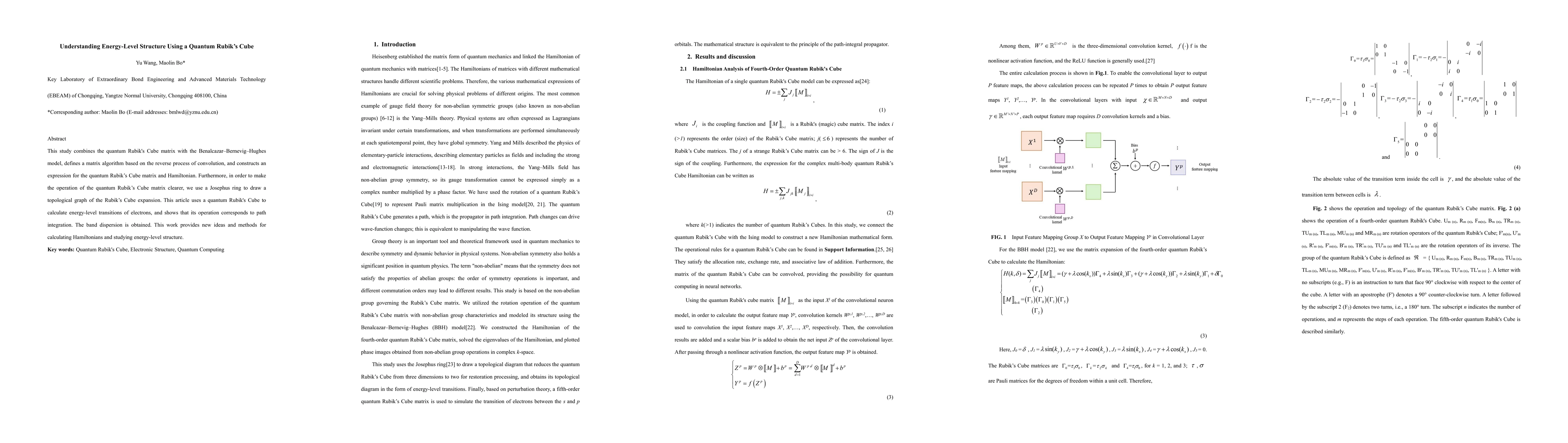 Thumbnail for Understanding Energy Level Structure Using Quantum Rubik's Cube