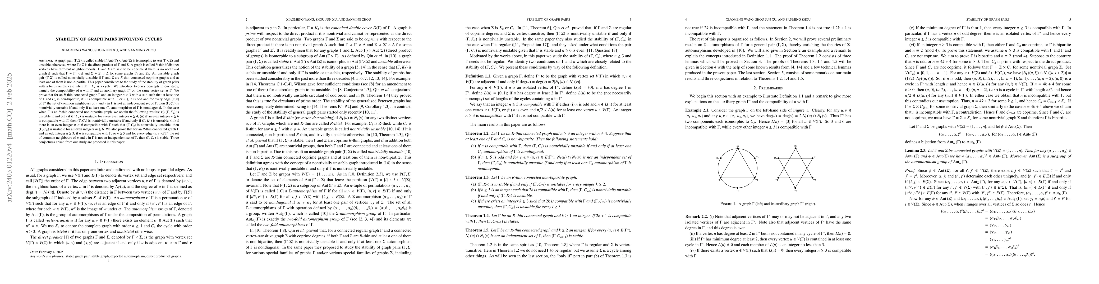 Thumbnail for Stability of graph pairs involving cycles