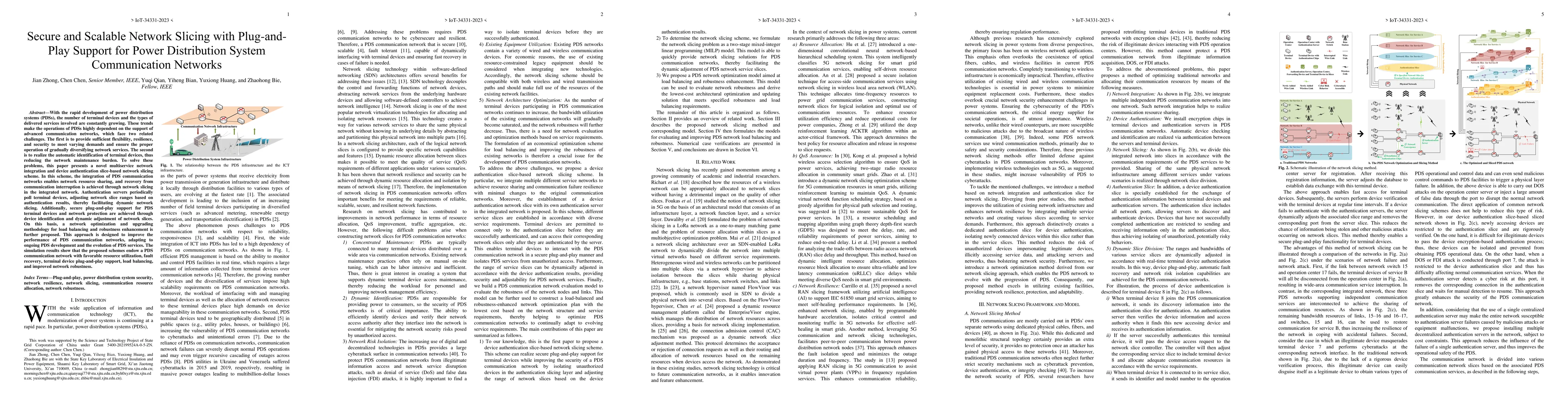 Thumbnail for Secure and Scalable Network Slicing with Plug-and-Play Support for Power
  Distribution System Communication Networks