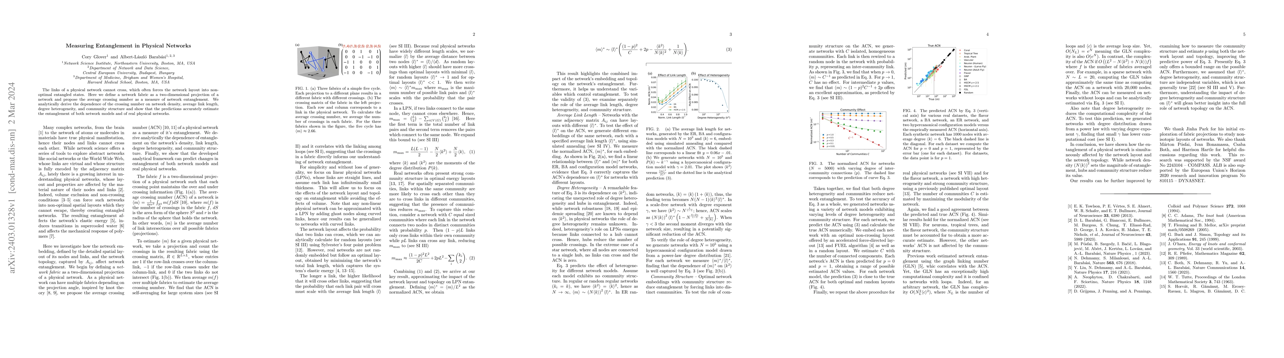 Thumbnail for Measuring Entanglement in Physical Networks