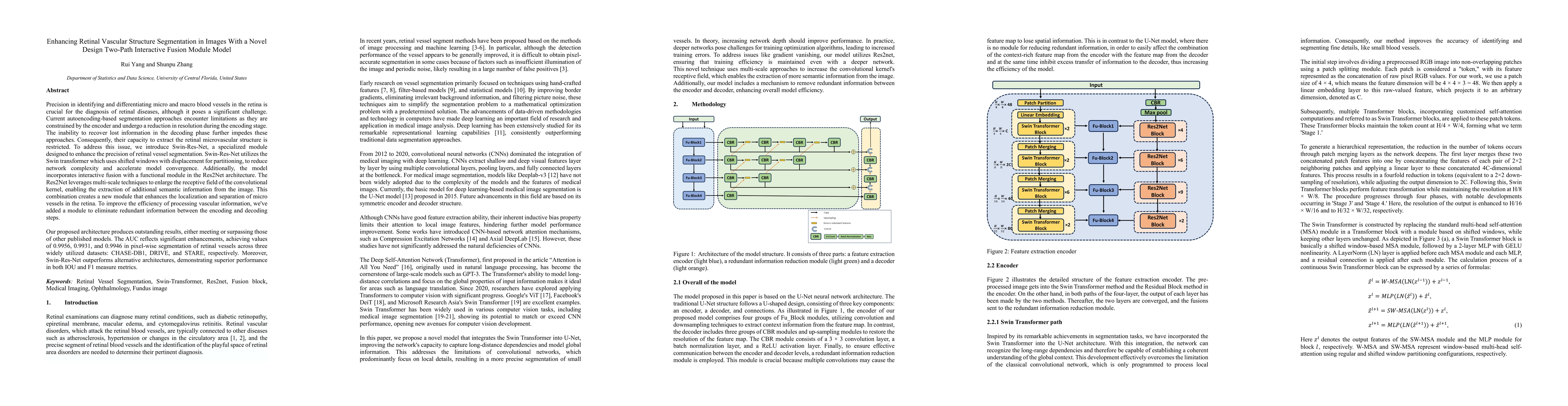 Thumbnail for Enhancing Retinal Vascular Structure Segmentation in Images With a Novel
  Design Two-Path Interactive Fusion Module Model