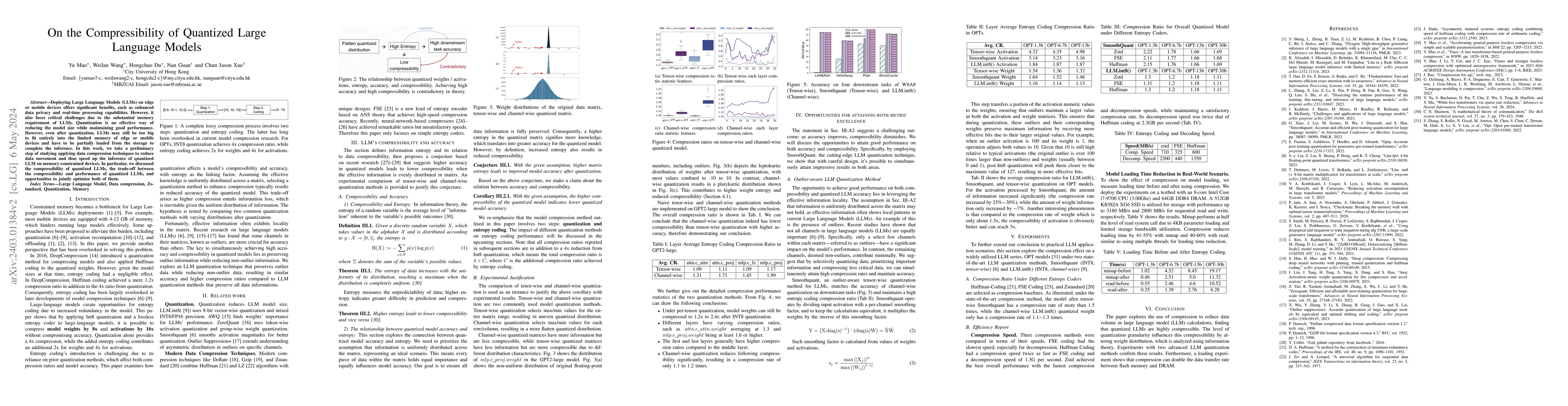Thumbnail for On the Compressibility of Quantized Large Language Models
