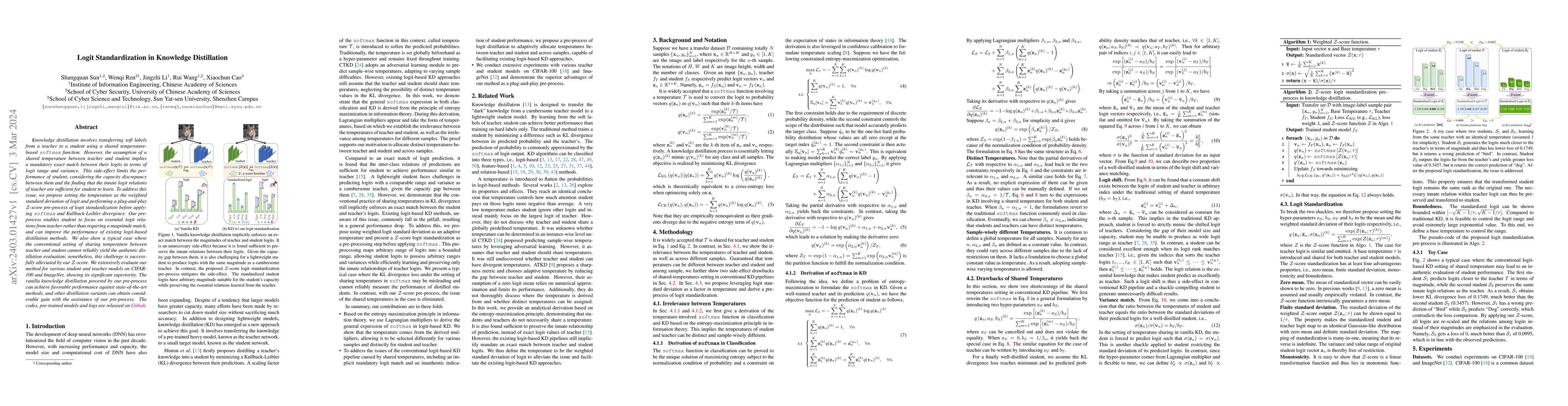 Thumbnail for Logit Standardization in Knowledge Distillation