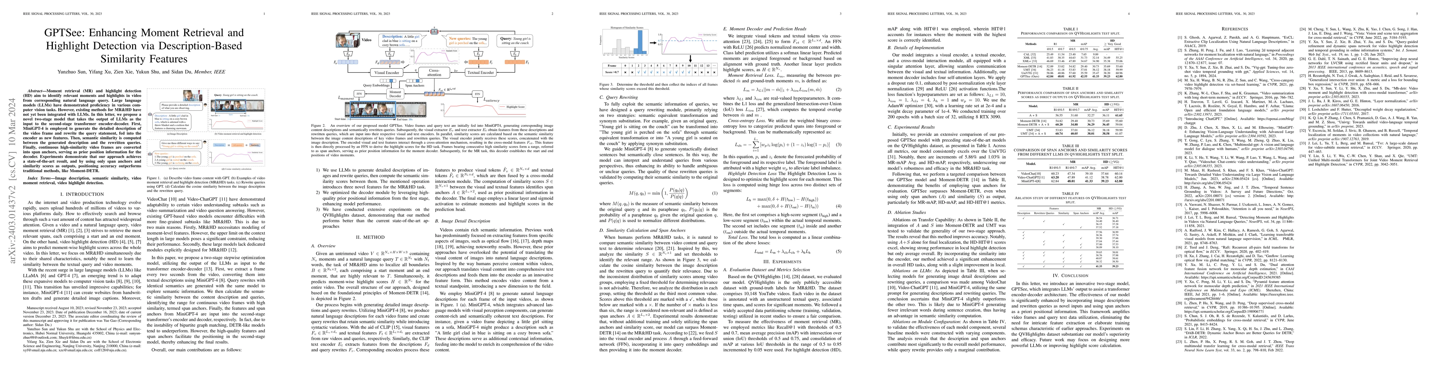 Thumbnail for GPTSee: Enhancing Moment Retrieval and Highlight Detection via
  Description-Based Similarity Features