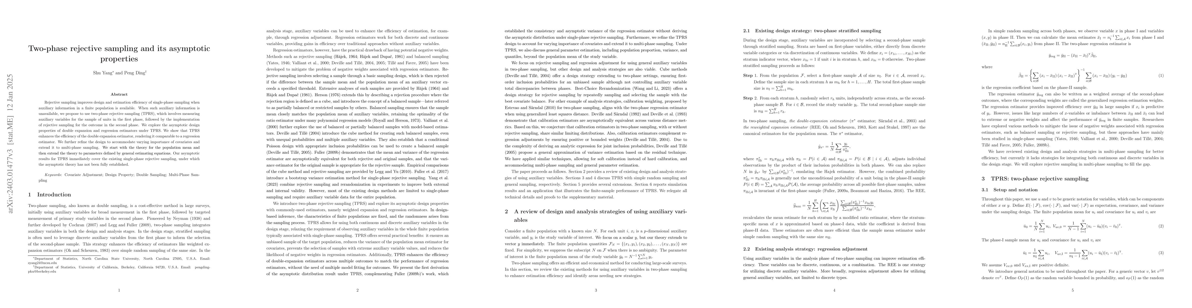 Thumbnail for Two-phase rejective sampling