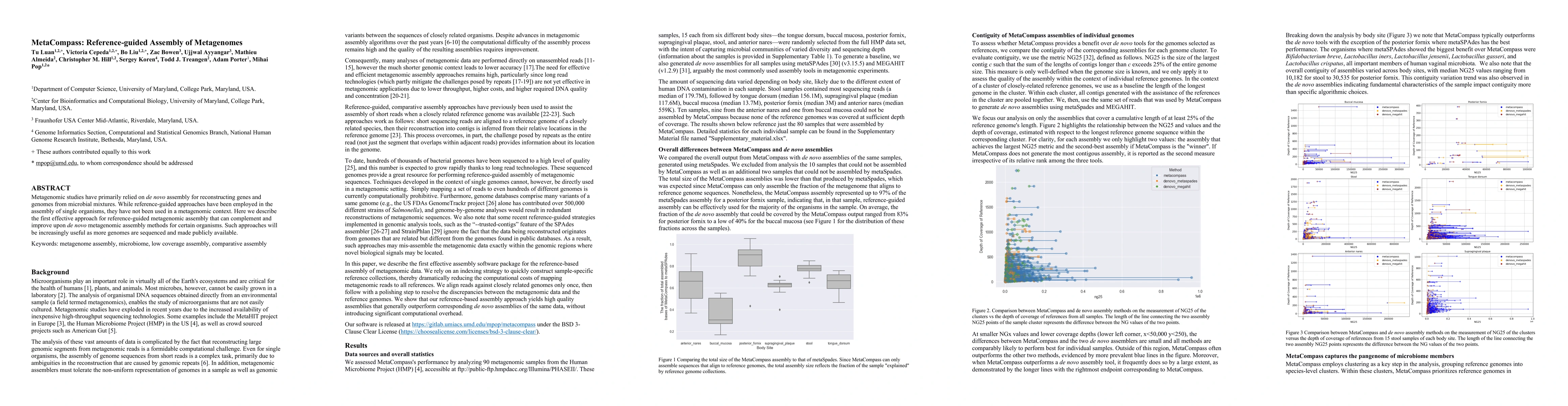 Thumbnail for MetaCompass: Reference-guided Assembly of Metagenomes