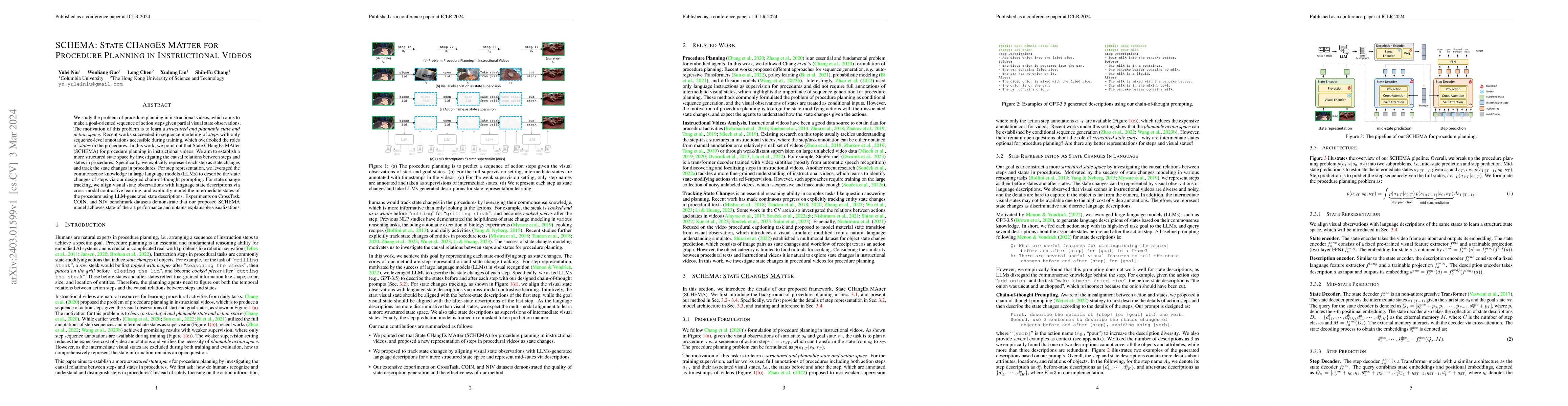 Thumbnail for SCHEMA: State CHangEs MAtter for Procedure Planning in Instructional
  Videos