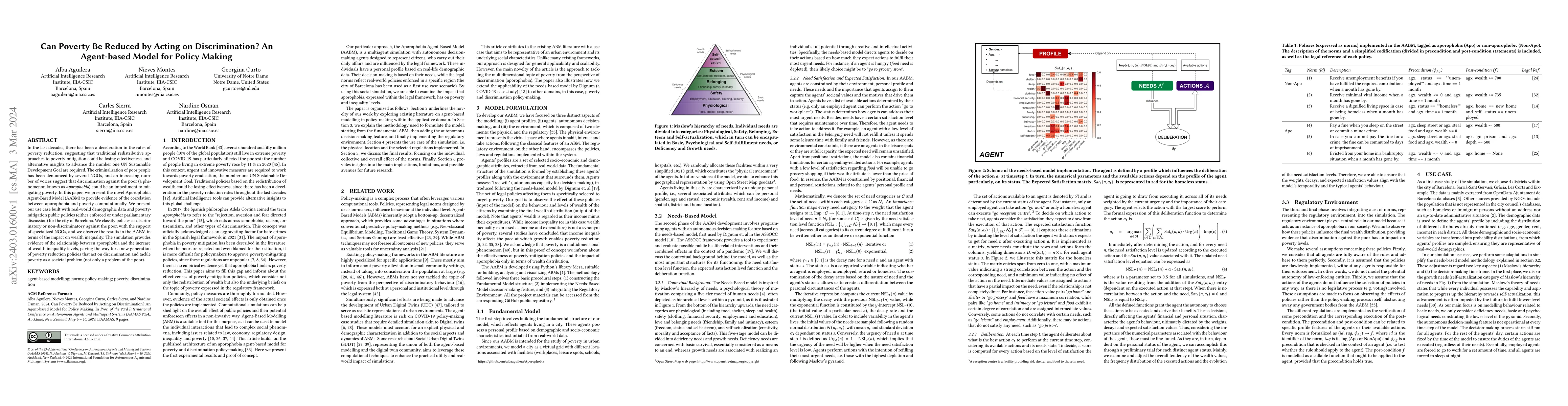 Thumbnail for Can Poverty Be Reduced by Acting on Discrimination? An Agent-based Model
  for Policy Making