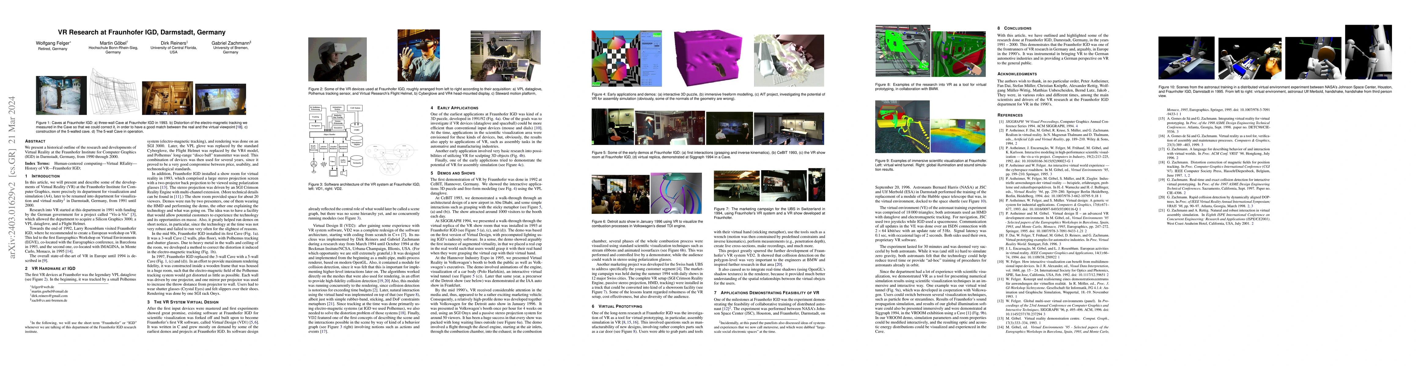 Thumbnail for VR Research at Fraunhofer IGD, Darmstadt, Germany