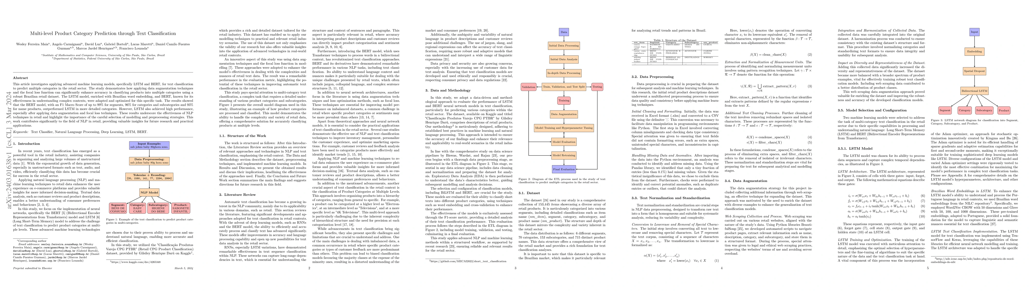 Thumbnail for Multi-level Product Category Prediction through Text Classification