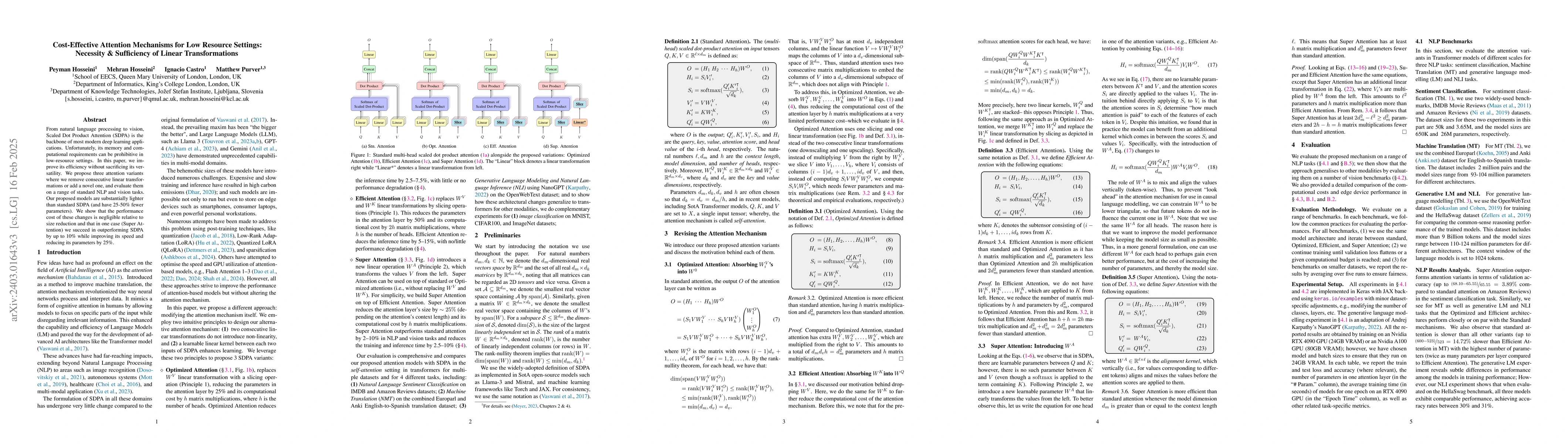 Thumbnail for You Need to Pay Better Attention: Rethinking the Mathematics of
  Attention Mechanism