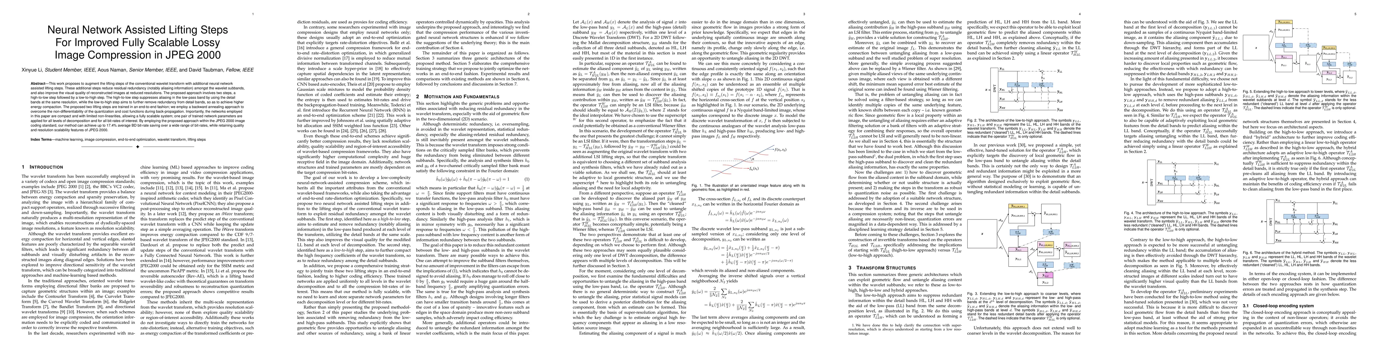 Thumbnail for Neural Network Assisted Lifting Steps For Improved Fully Scalable Lossy
  Image Compression in JPEG 2000