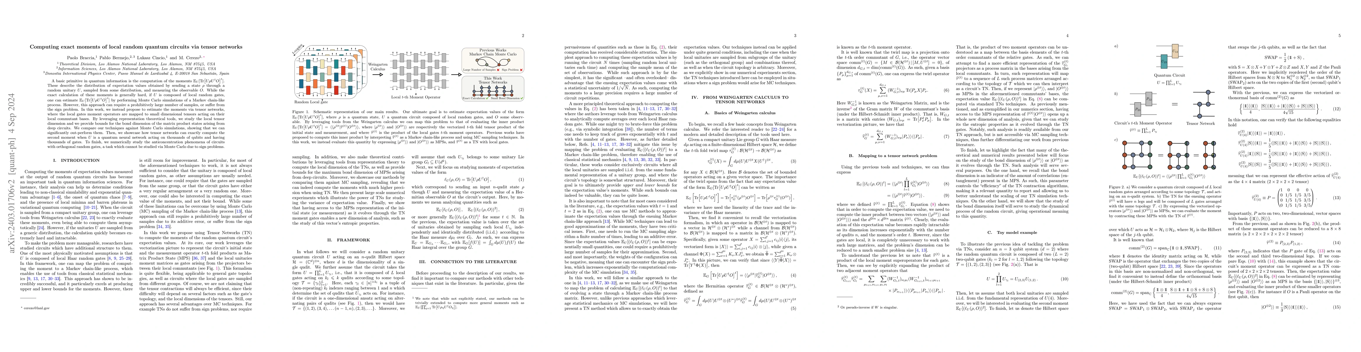 Thumbnail for Computing exact moments of local random quantum circuits via tensor
  networks