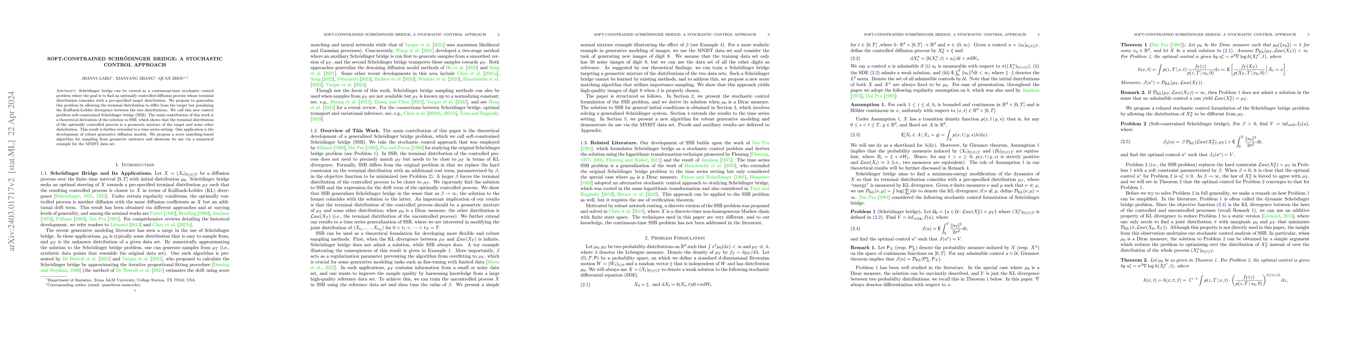 Thumbnail for Soft-constrained Schrodinger Bridge: a Stochastic Control Approach