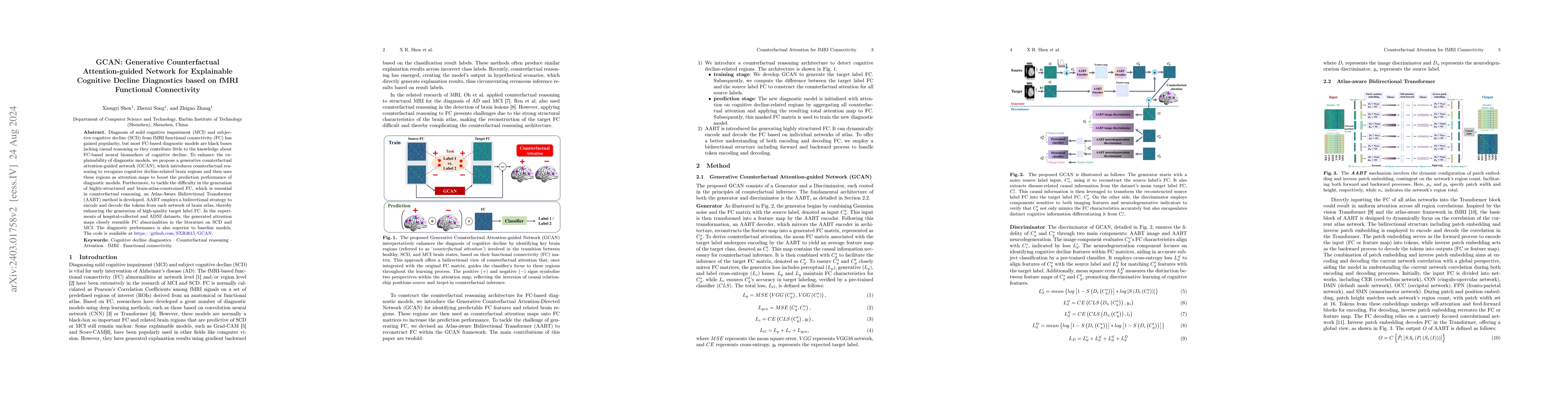 Thumbnail for AFBT GAN: enhanced explainability and diagnostic performance for
  cognitive decline by counterfactual generative adversarial network