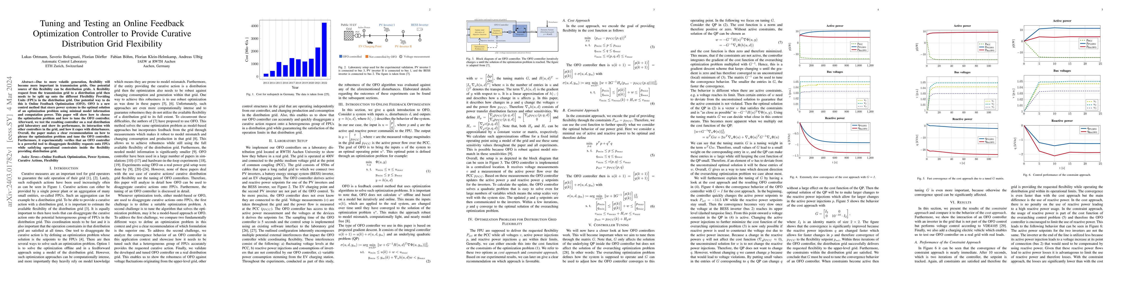 Thumbnail for Tuning and Testing an Online Feedback Optimization Controller to Provide
  Curative Distribution Grid Flexibility