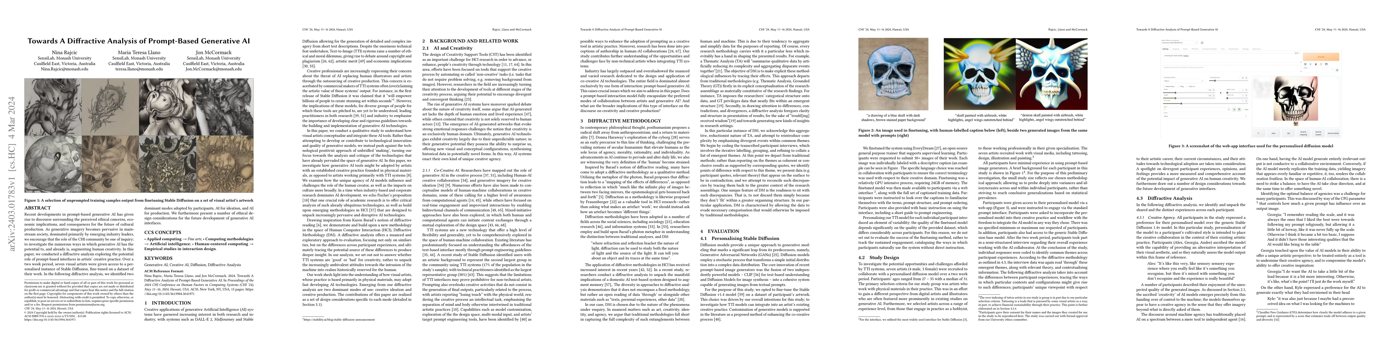 Thumbnail for Towards A Diffractive Analysis of Prompt-Based Generative AI