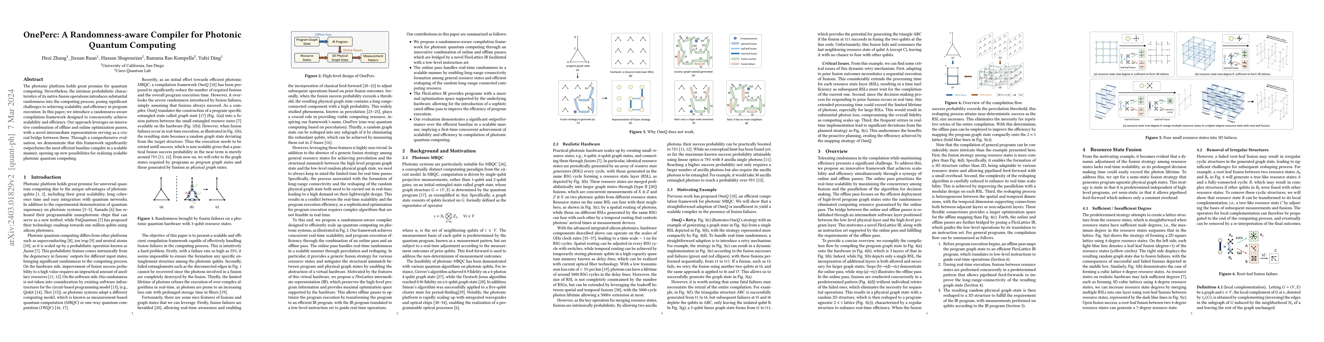 Thumbnail for OnePerc: A Randomness-aware Compiler for Photonic Quantum Computing