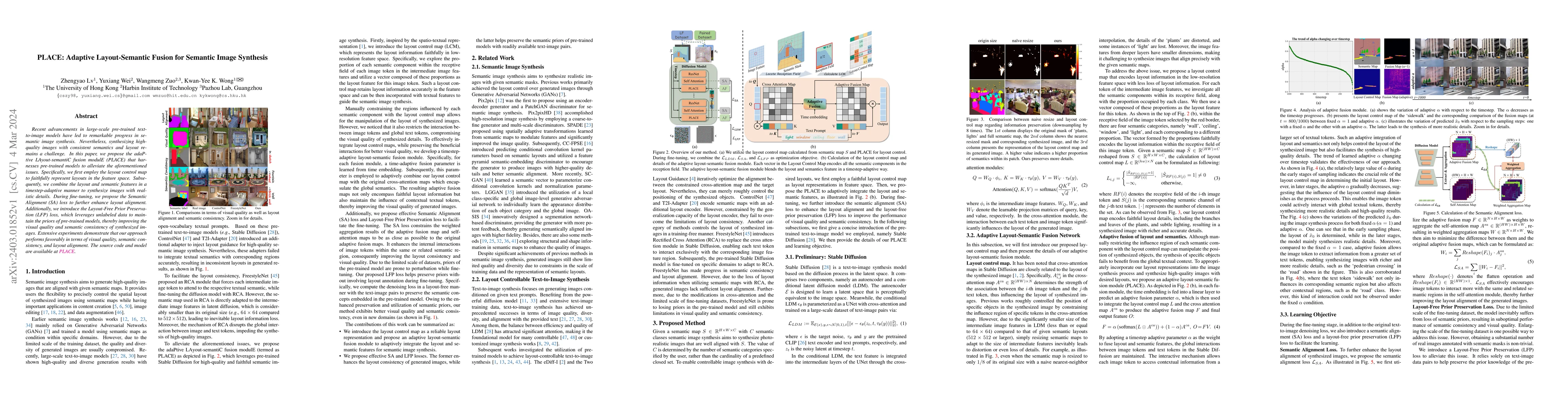 Thumbnail for PLACE: Adaptive Layout-Semantic Fusion for Semantic Image Synthesis