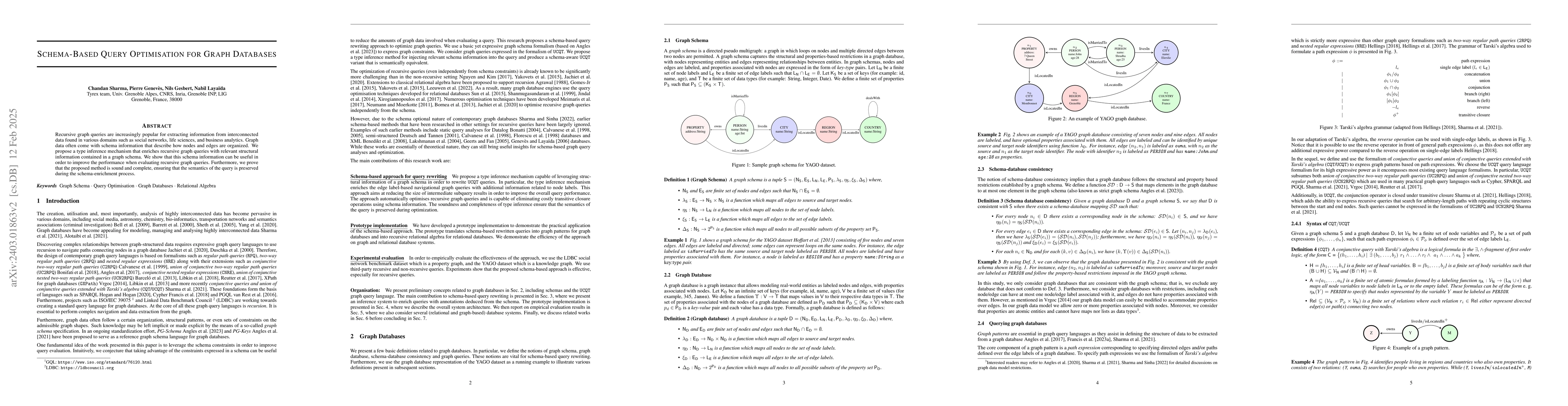 Thumbnail for Schema-Based Query Optimisation for Graph Databases
