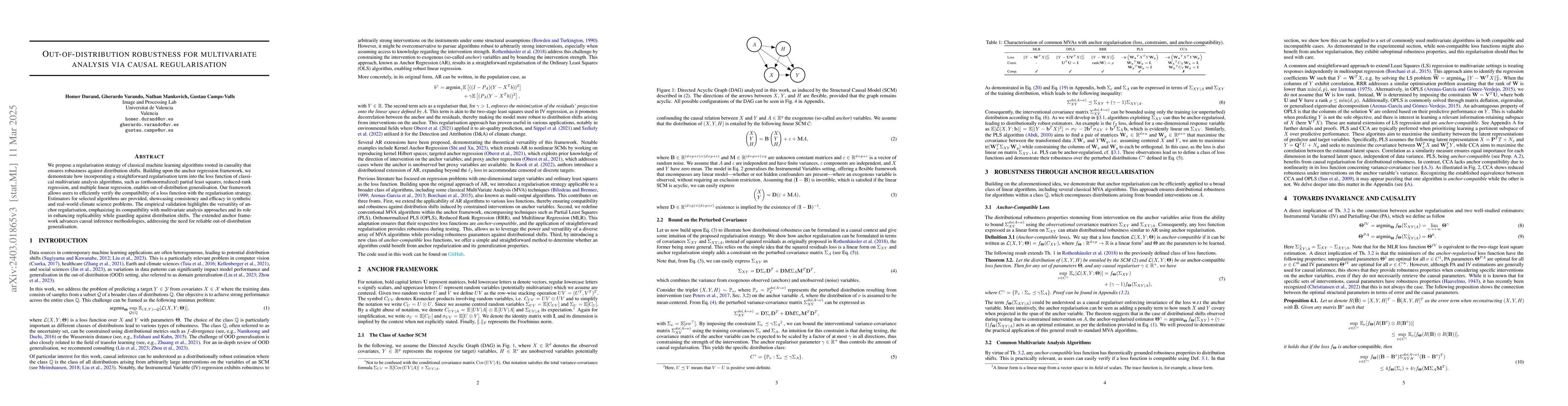 Thumbnail for Improving generalisation via anchor multivariate analysis