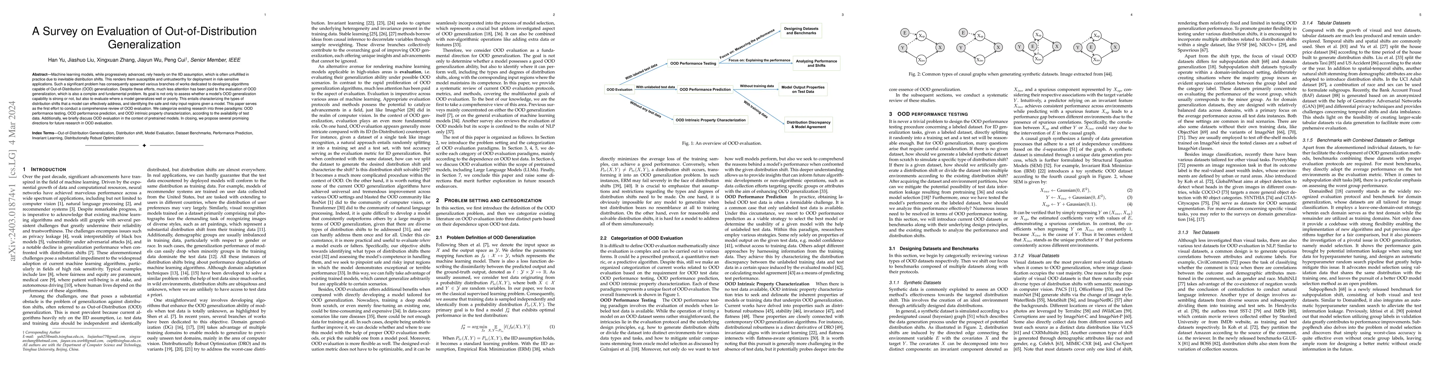 Thumbnail for A Survey on Evaluation of Out-of-Distribution Generalization