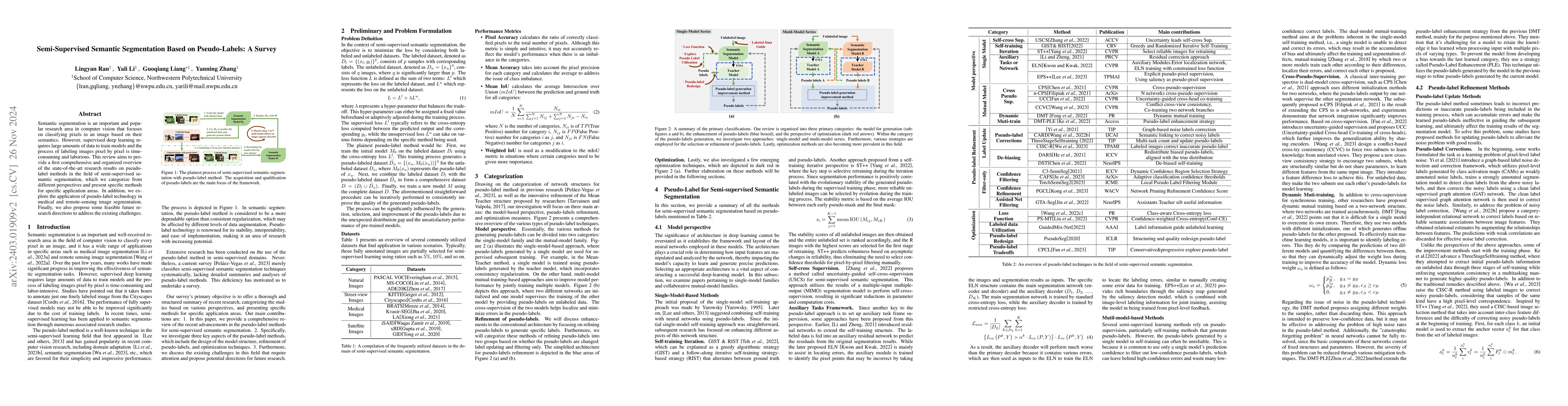 Thumbnail for Semi-Supervised Semantic Segmentation Based on Pseudo-Labels: A Survey