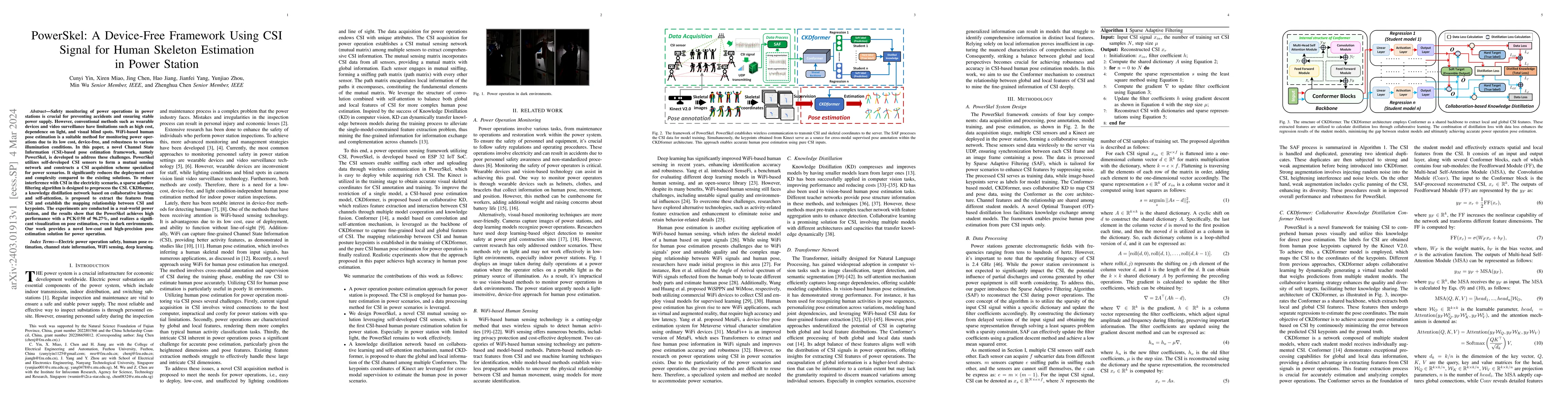 Thumbnail for PowerSkel: A Device-Free Framework Using CSI Signal for Human Skeleton
  Estimation in Power Station