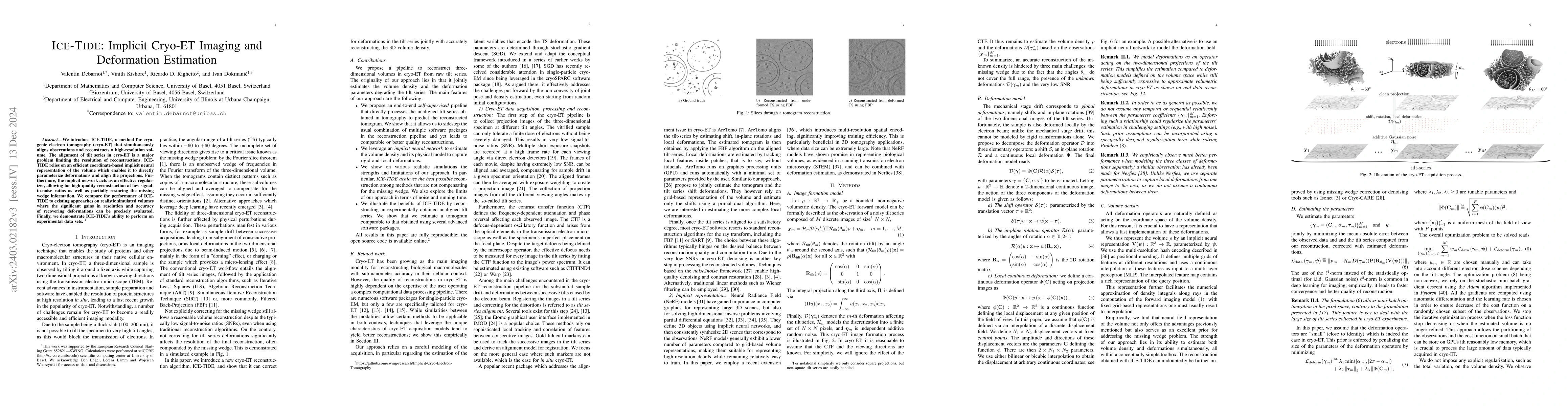 Thumbnail for Ice-Tide: Implicit Cryo-ET Imaging and Deformation Estimation