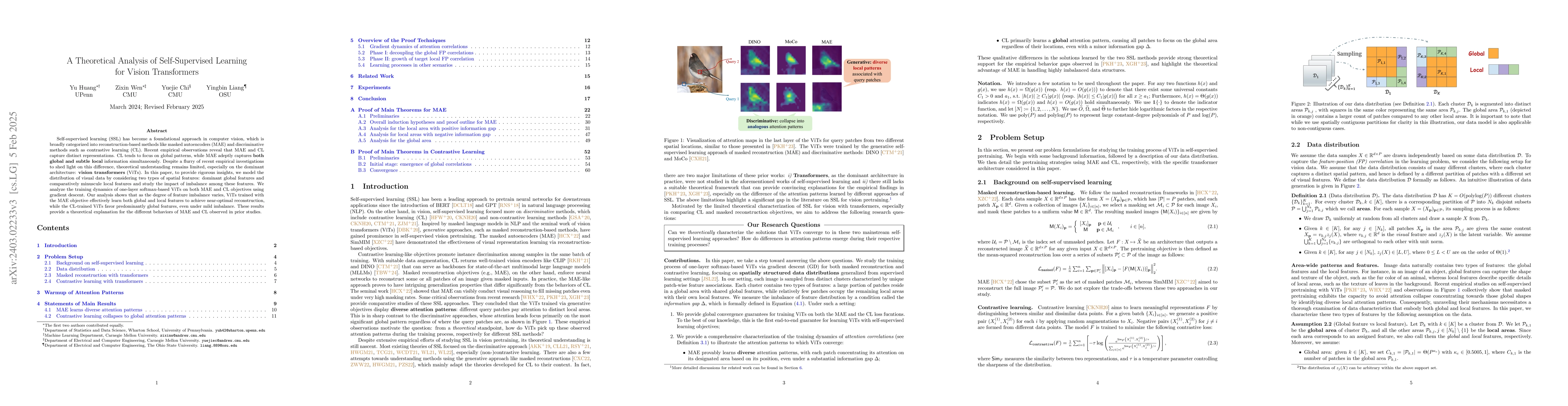 Thumbnail for How Transformers Learn Diverse Attention Correlations in Masked Vision
  Pretraining