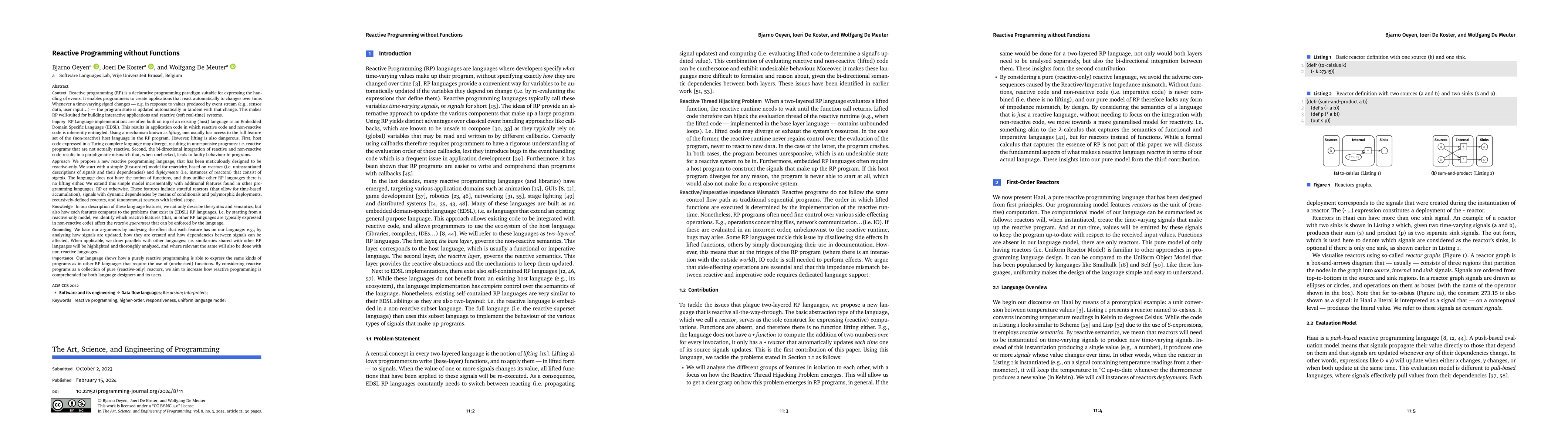 Thumbnail for Reactive Programming without Functions