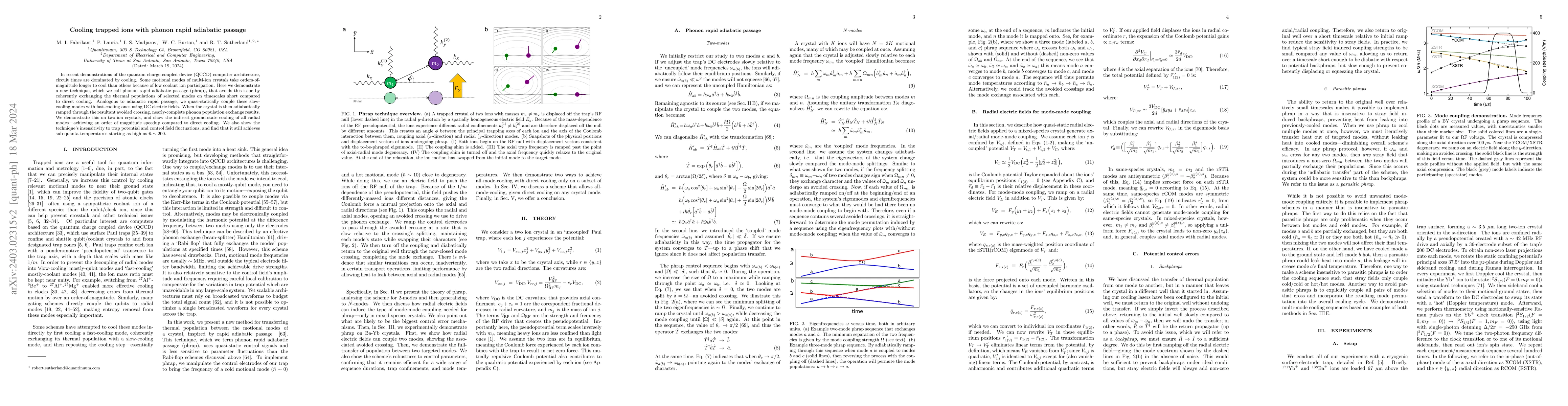Thumbnail for Cooling trapped ions with phonon rapid adiabatic passage